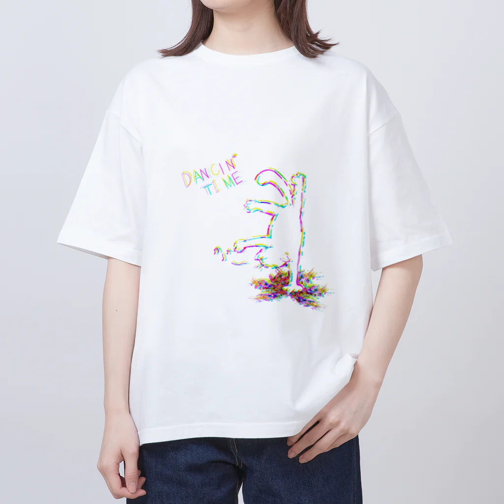 SuperDanceCatのDANCIN' TIME オーバーサイズTシャツ