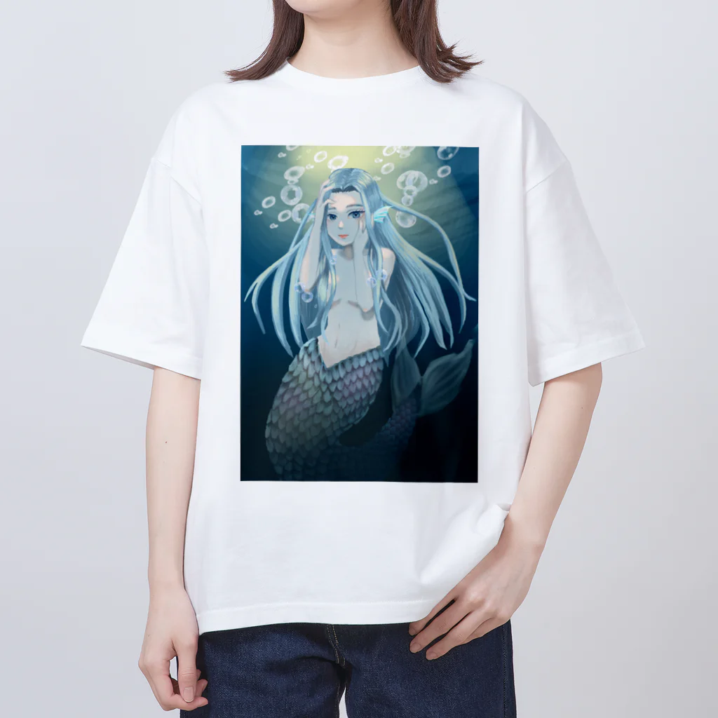 nemu_rtakugakiminの人魚 オーバーサイズTシャツ