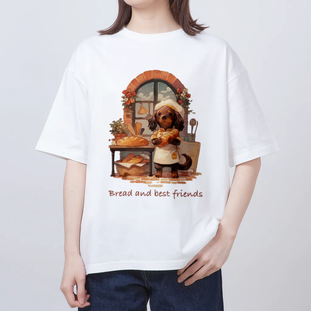 inuinutownの犬のパン屋さん オーバーサイズTシャツ