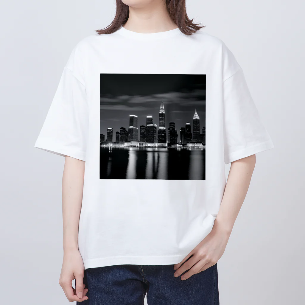 nito-chanの夜の街 Oversized T-Shirt