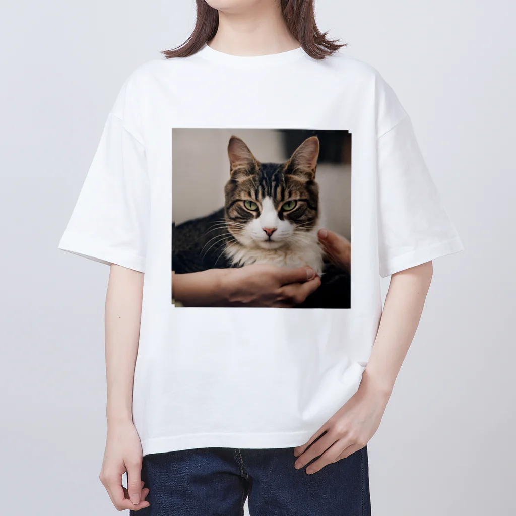 猫ちゃんとベタちゃん♪の癒しの猫グッズ♪ オーバーサイズTシャツ