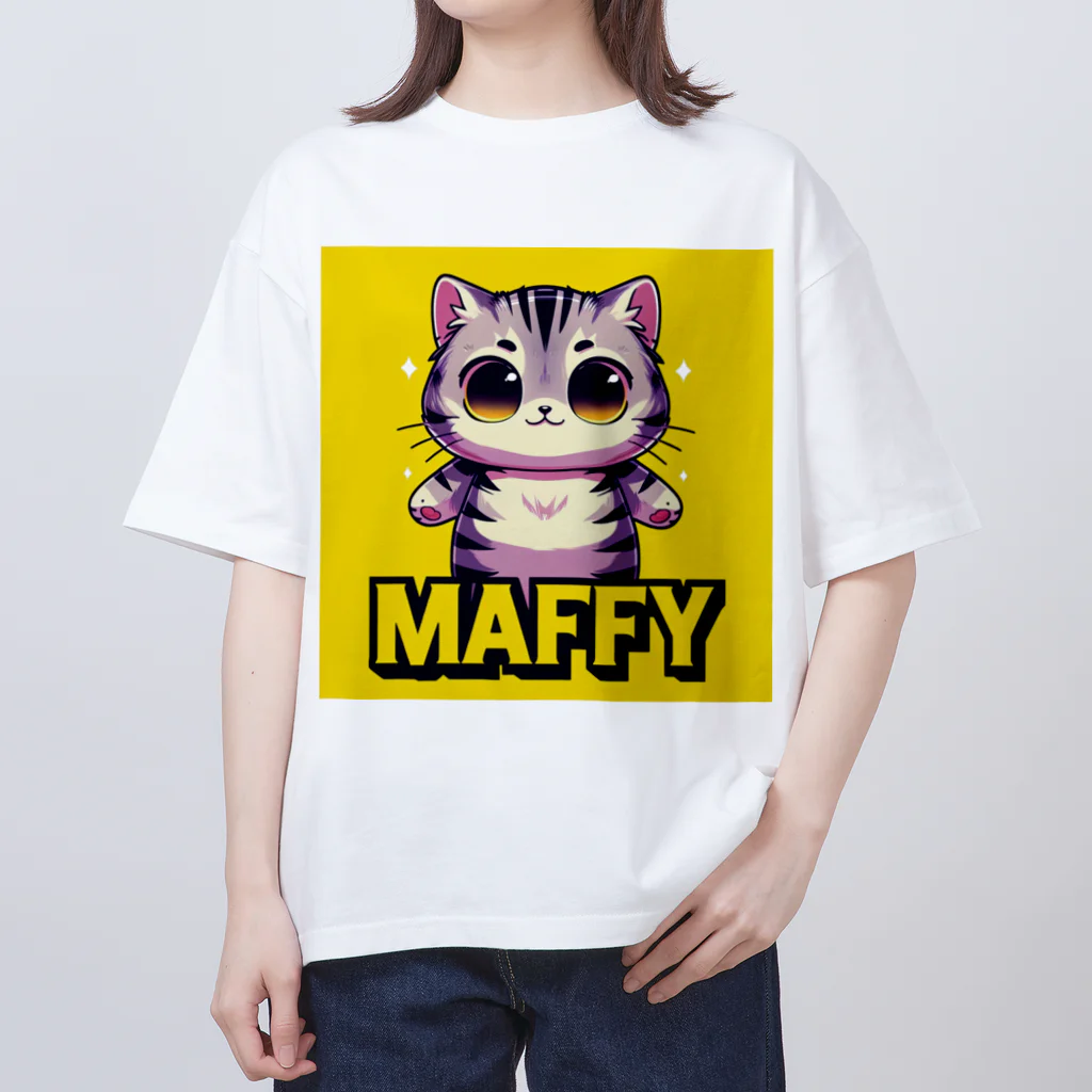 Maffy’s-shopのアメショのまふぃーくん Oversized T-Shirt