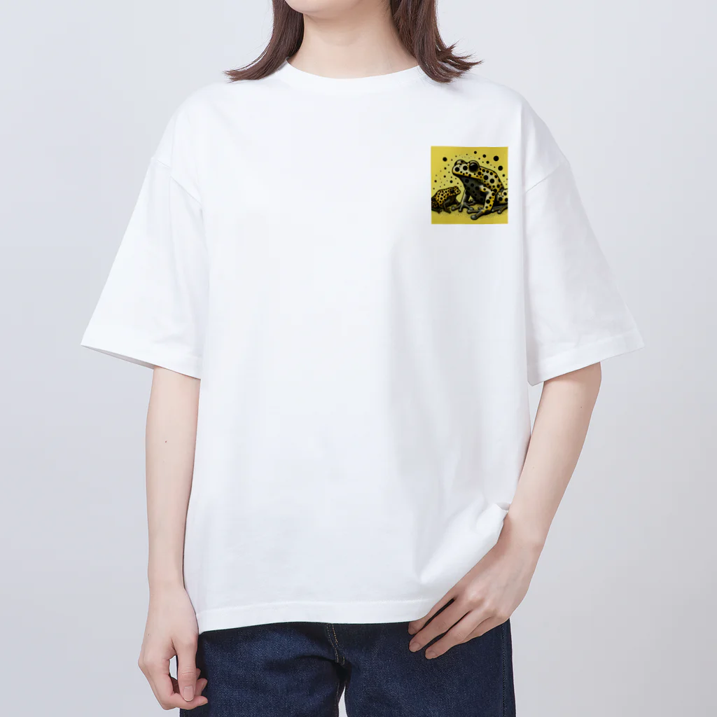 HoneRockの毒・黄・蛙 Oversized T-Shirt