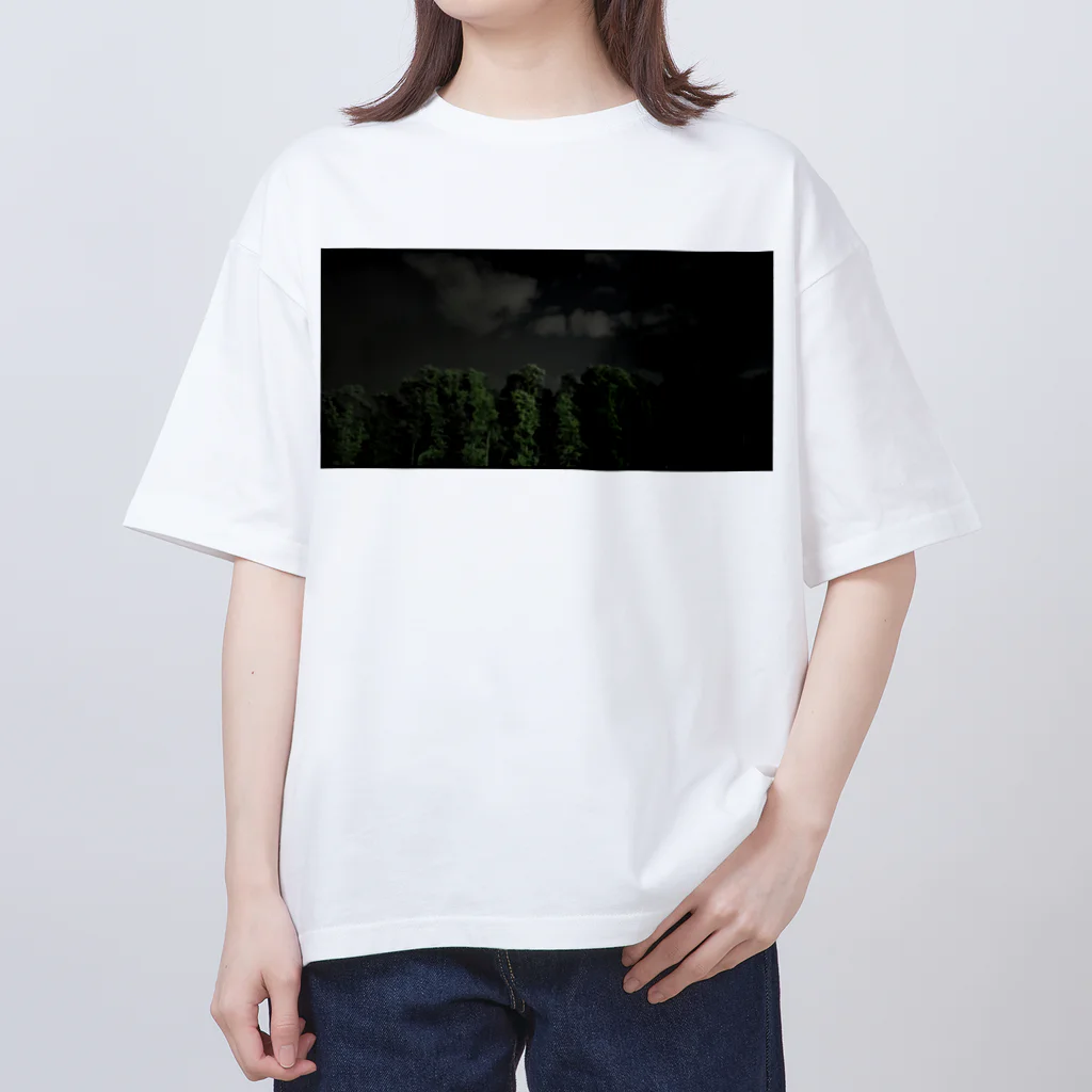 yuki sakakibaraの居場所の森 オーバーサイズTシャツ