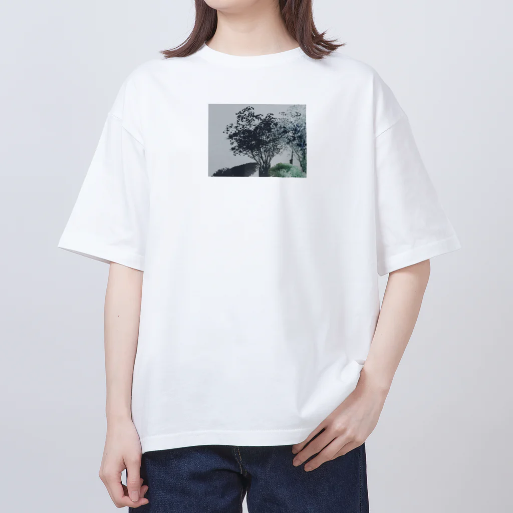 wgogjgydgdpwの花とその影 オーバーサイズTシャツ