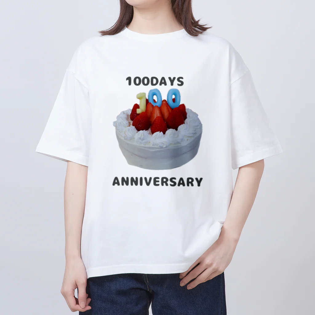 zo_shanの100日祝い オーバーサイズTシャツ