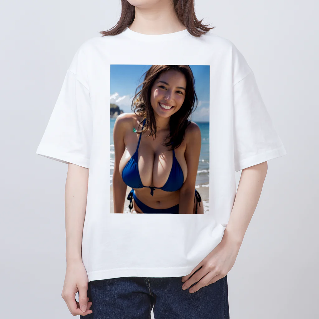 らみょんの水着美女 オーバーサイズTシャツ