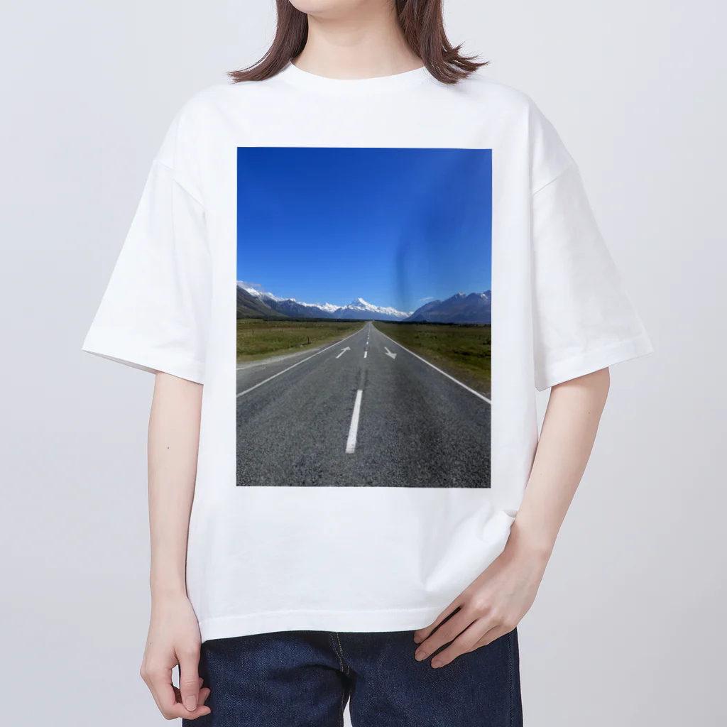 monkey_tkのmy way Oversized T-Shirt