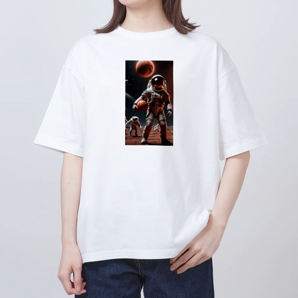 SwishStyle のバスケ宇宙時代 オーバーサイズTシャツ