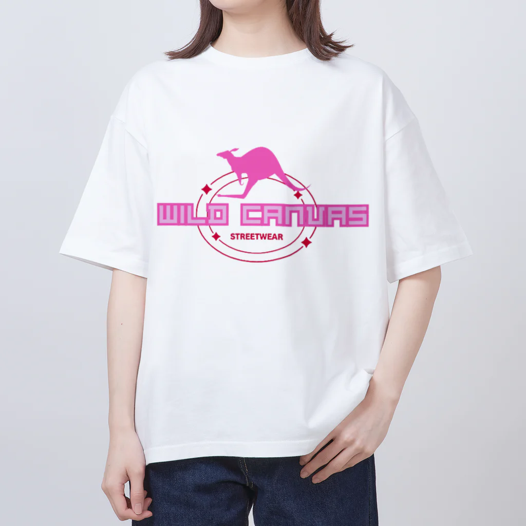 HorizonHuesのワイルドキャンバスラグーン Oversized T-Shirt