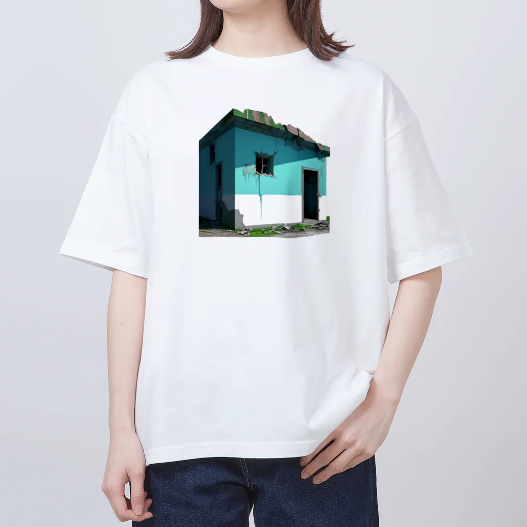 Buildingsの廃墟 12 Oversized T-Shirt