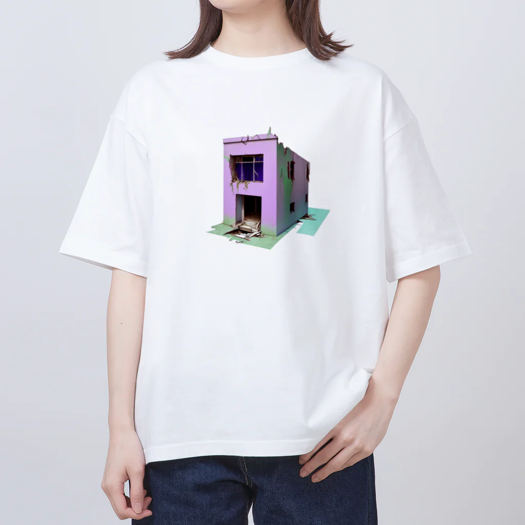 Buildingsの廃墟 13 オーバーサイズTシャツ