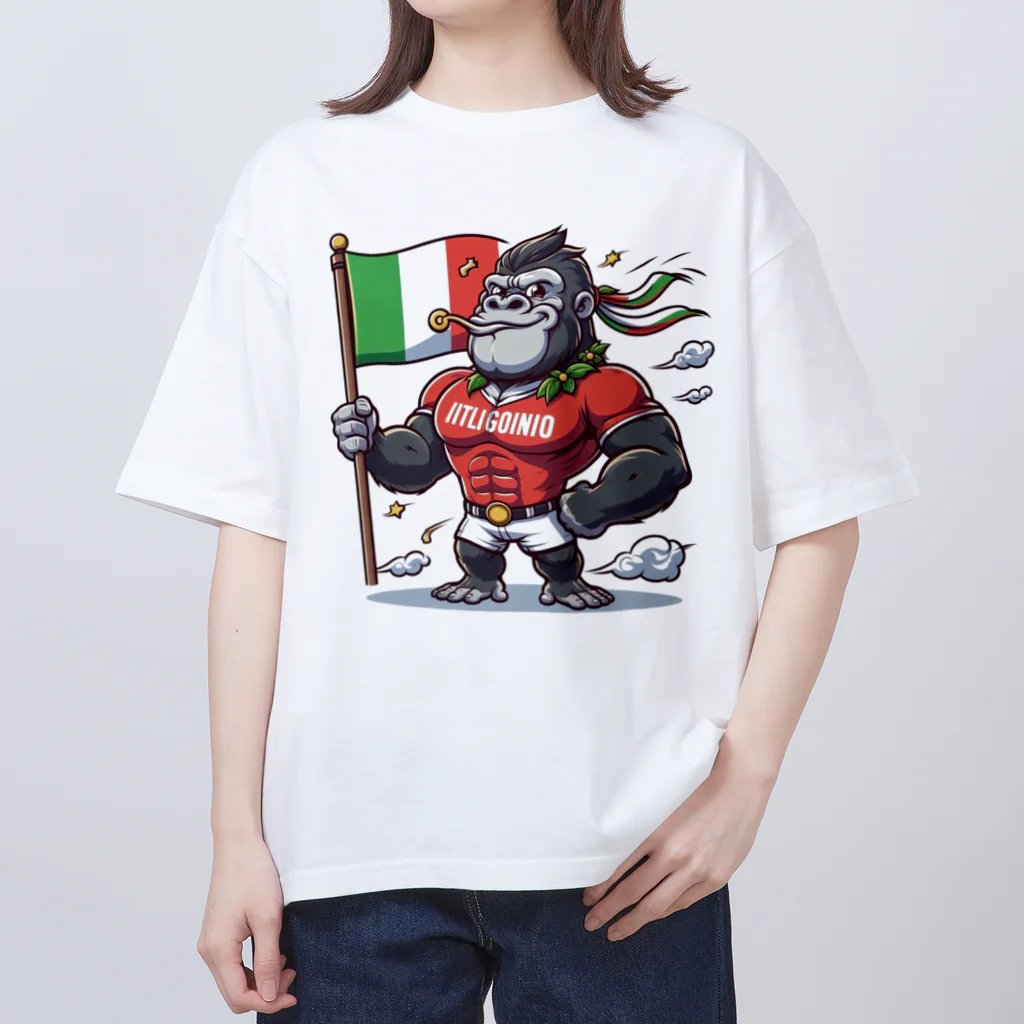 スピリチュアルキャットのゴリラシリーズ Oversized T-Shirt