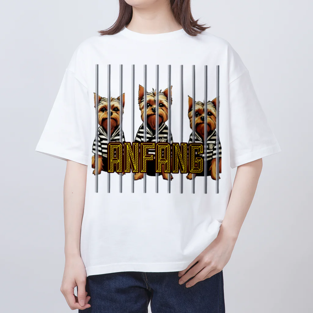 ANFANG のANFANG PRISON YORKIE Oversized T-Shirt