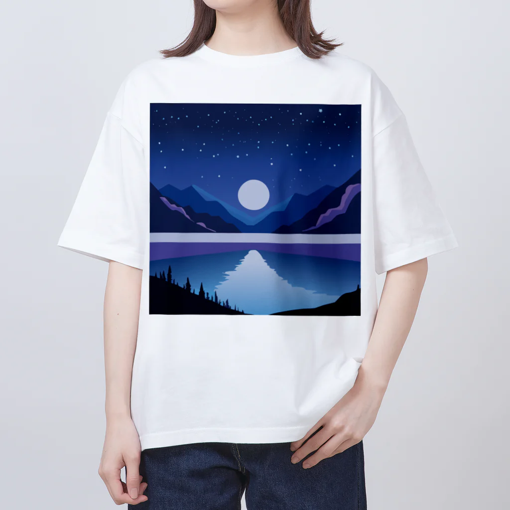 Ske’s gallery for youのMidnight Lake Oversized T-Shirt