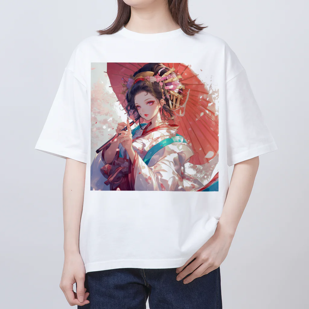 AQUAMETAVERSEの春風に舞う桜のような貴女 Marsa 106 オーバーサイズTシャツ