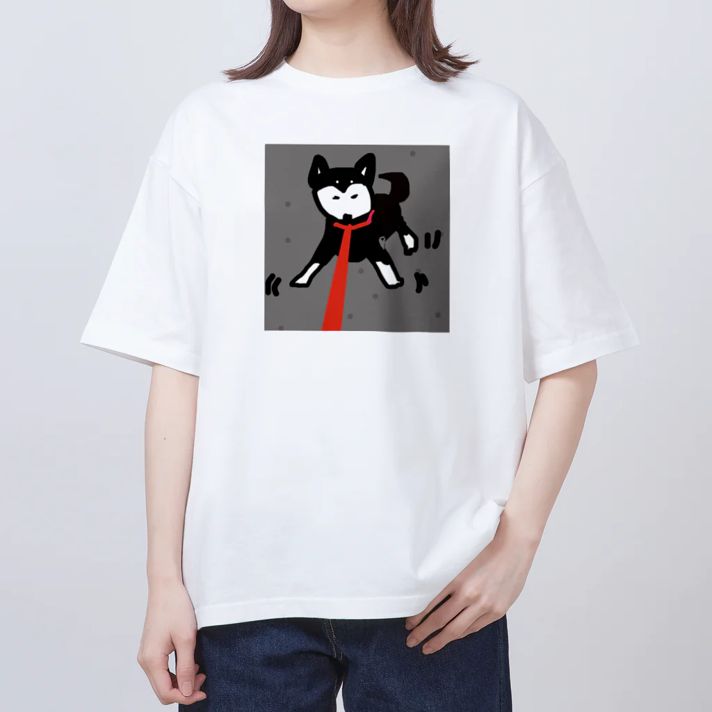 ペコりんショップの柴犬散歩拒否 Oversized T-Shirt