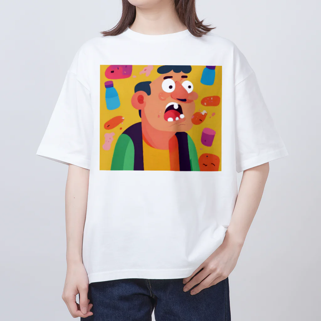 JINPACHIの粘り強い男 Oversized T-Shirt