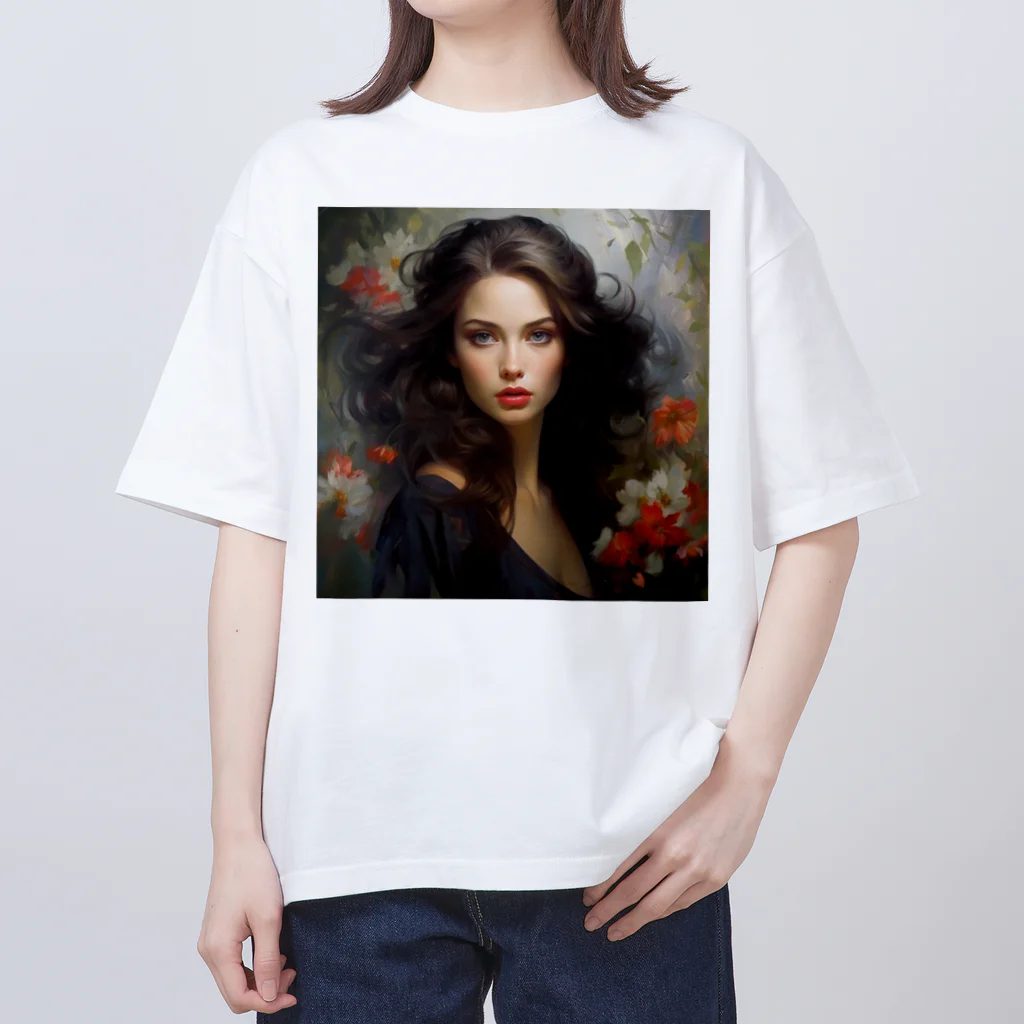 AQUAMETAVERSEの上品な美女　なでしこ1478 Oversized T-Shirt