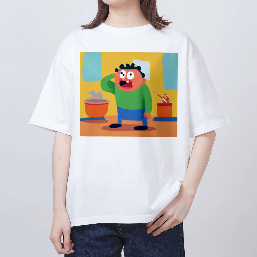 JINPACHIの前向きな男 オーバーサイズTシャツ