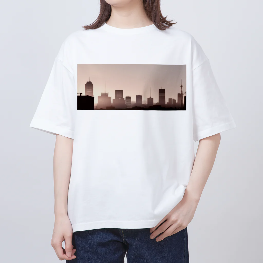 片耳うさぎのお店の都会 Oversized T-Shirt