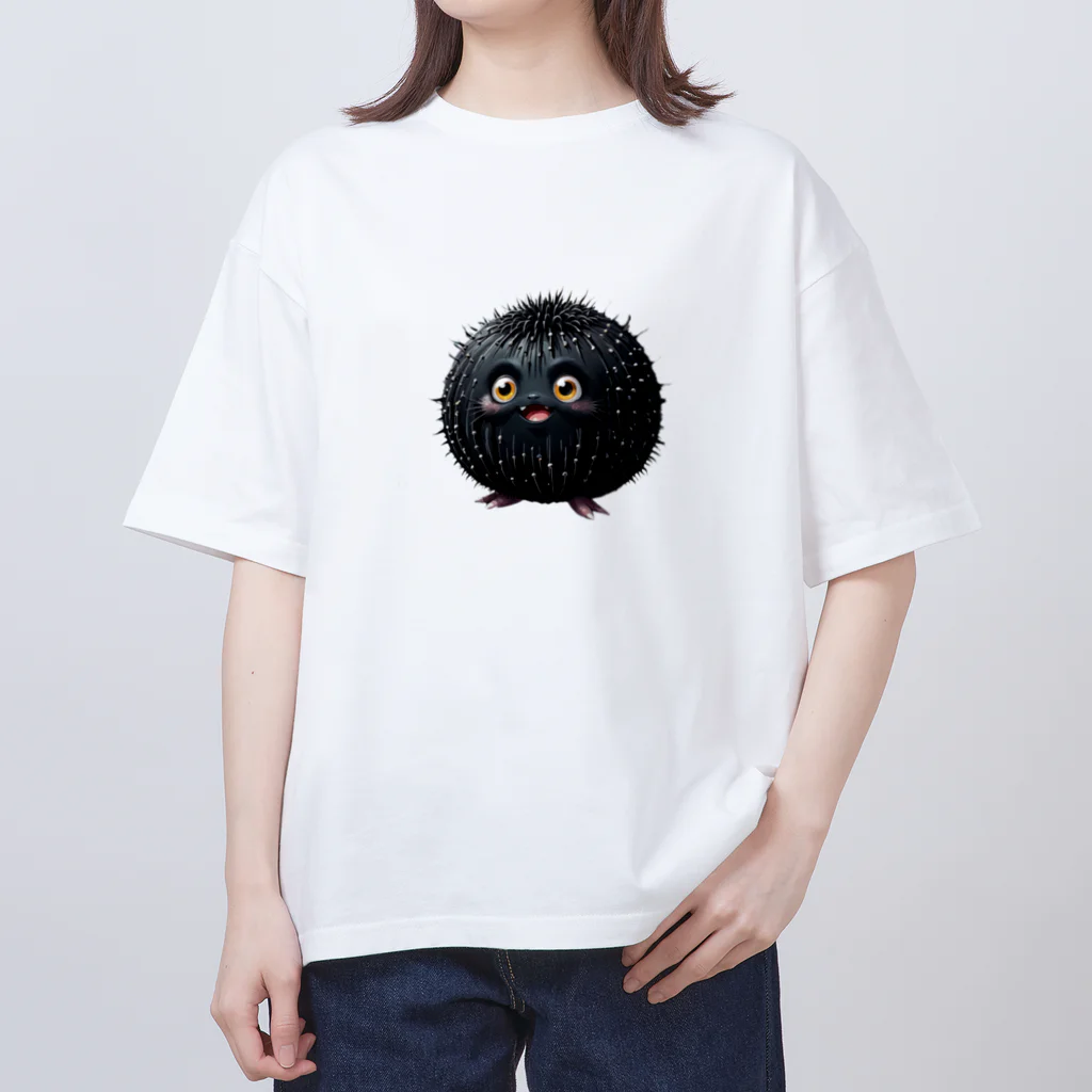 AI妖怪大図鑑のウニ妖怪　バッフン Oversized T-Shirt