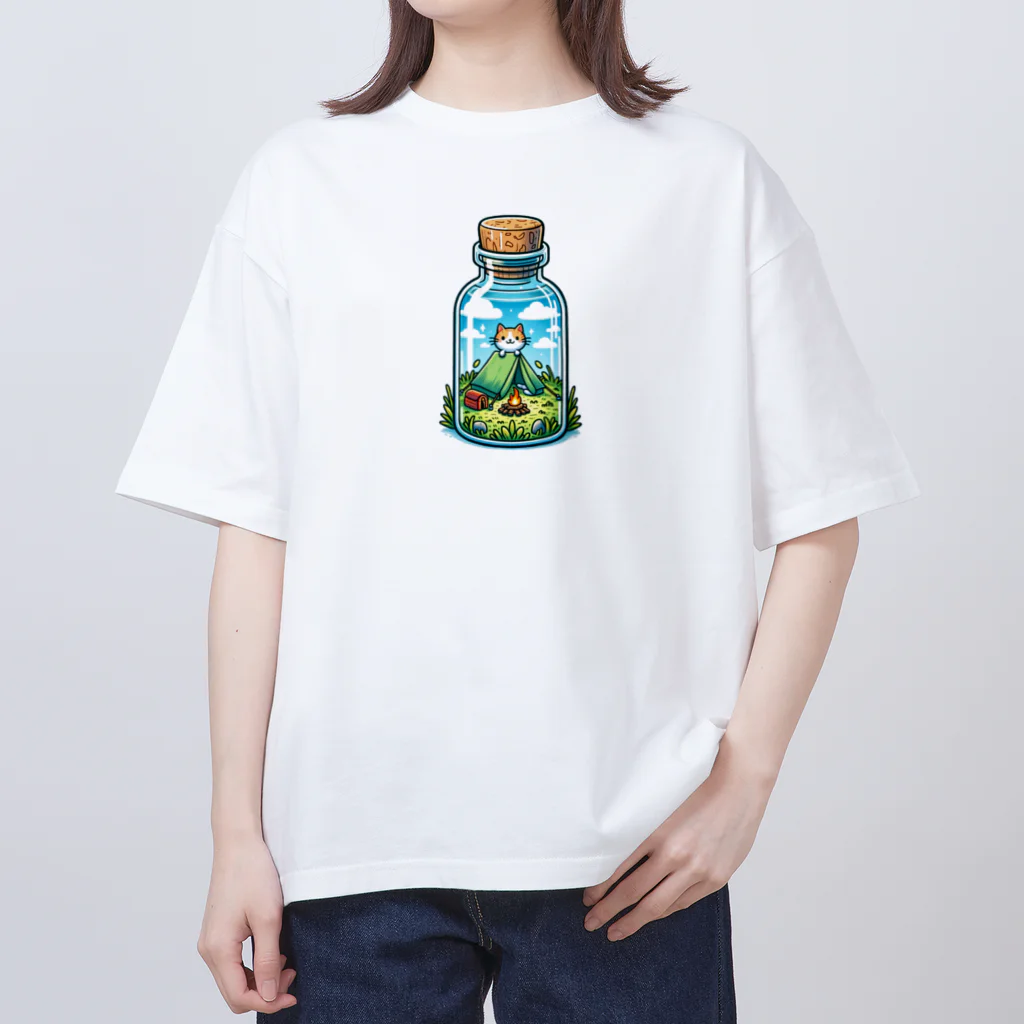 EseCAMPの瓶CAT Oversized T-Shirt