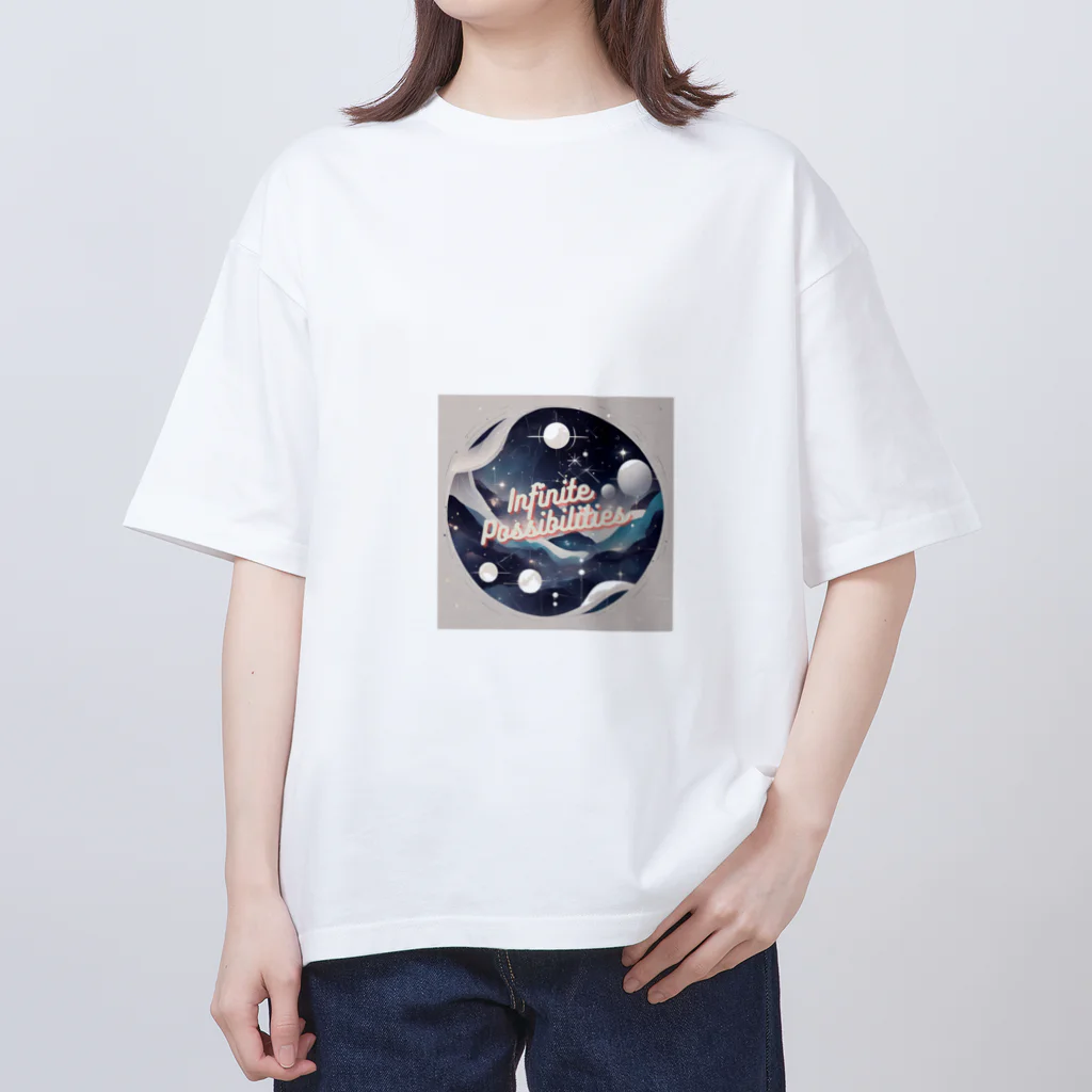 Toridoshisanの宇宙！Infinite Possibilities　無限の可能性 Oversized T-Shirt