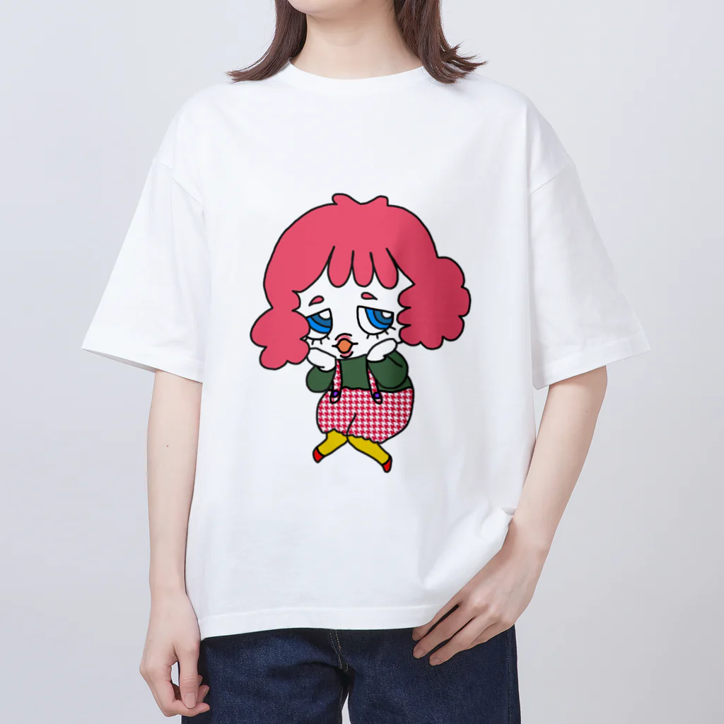 Donguri モンブランのもじもじPINKちゃん Oversized T-Shirt