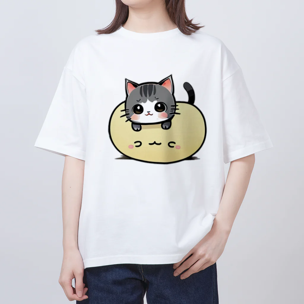 ニャタたち＆わん吉たちのニャキチ オーバーサイズTシャツ