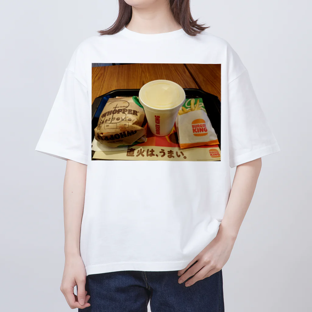 thedarkesthourのバーガーキング Oversized T-Shirt