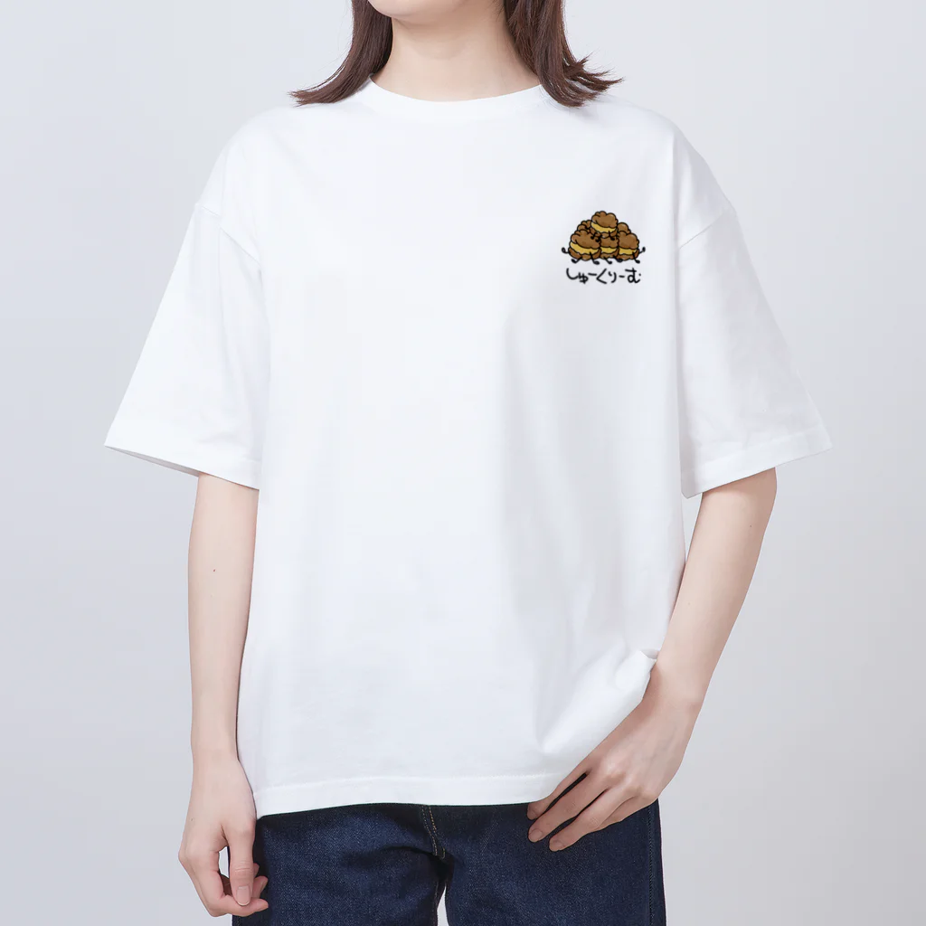 しなもるびゅっふぇの欲張りしゅーくりーむ(かすたーど) Oversized T-Shirt