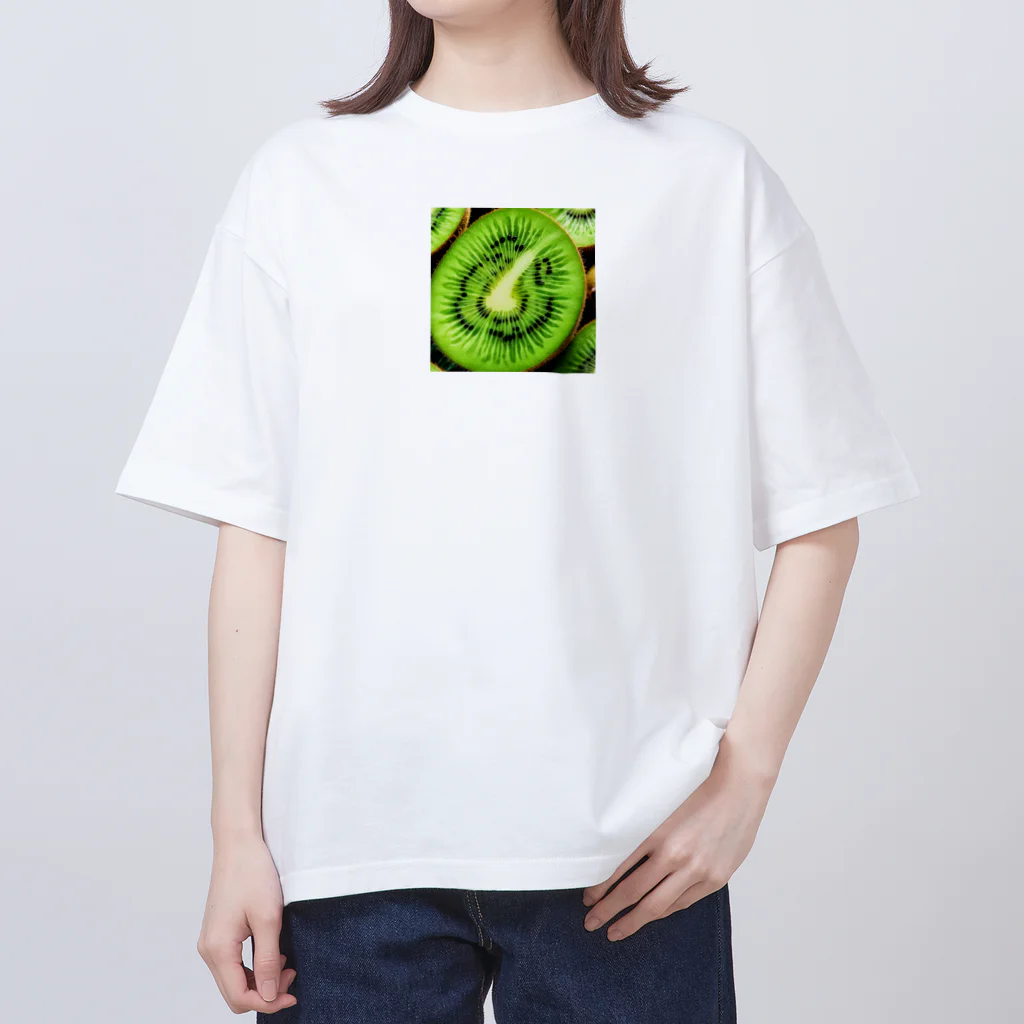 norimitu-の新鮮キウイ Oversized T-Shirt