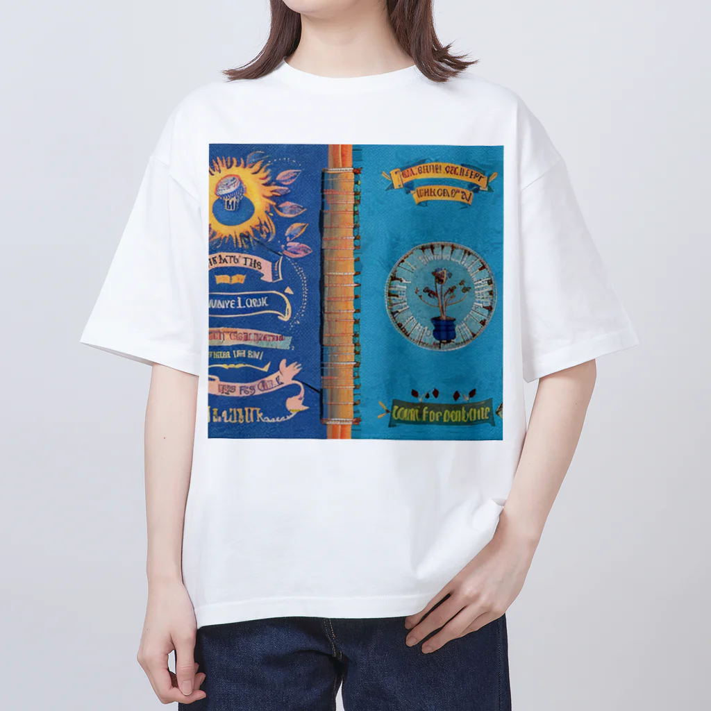 positive_poem05の名言集の表裏 Oversized T-Shirt