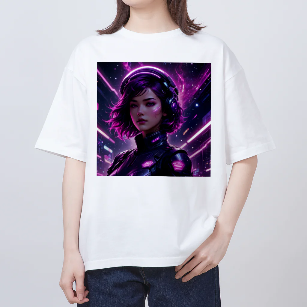 LUF_jpsのOrbiting Girl オーバーサイズTシャツ