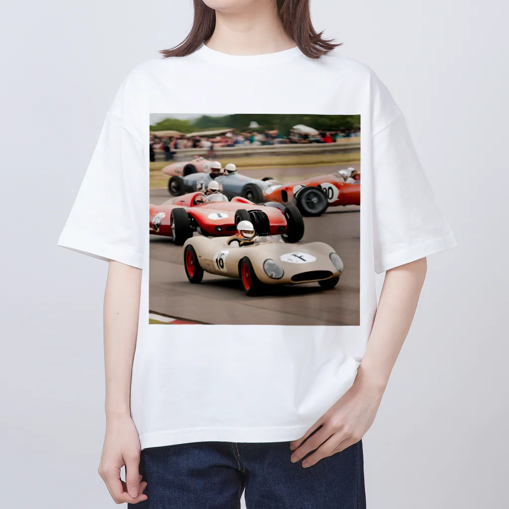 the blue seasonの伝統の轍―クラシックレースの熱戦 オーバーサイズTシャツ