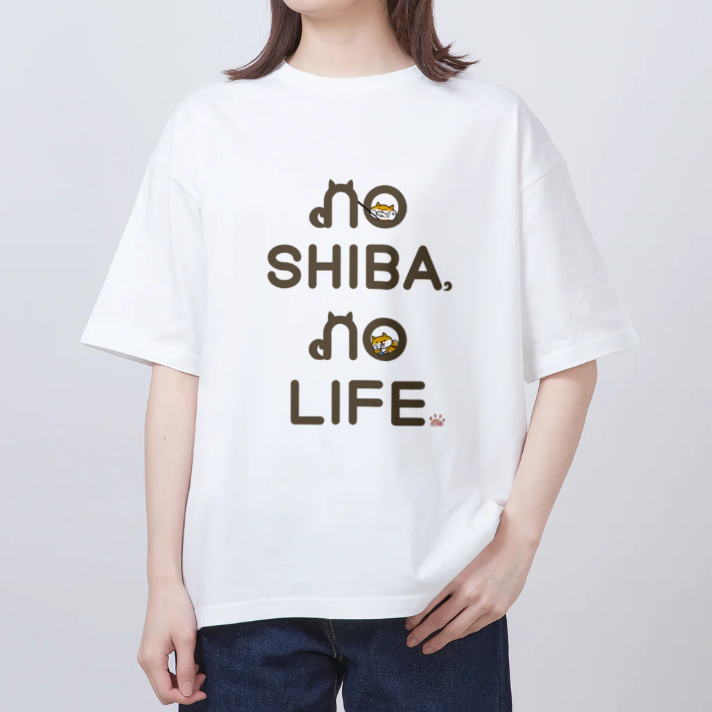 Goto DesignのNO SHIBA, NO LIFE. オーバーサイズTシャツ