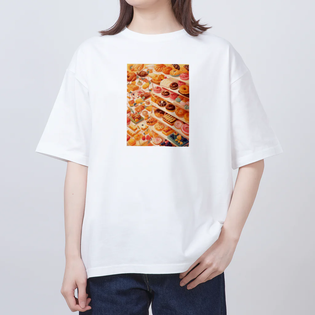 AQUAMETAVERSEのお好きなドーナツを召し上がれ　BLUE PLUM  691 Oversized T-Shirt