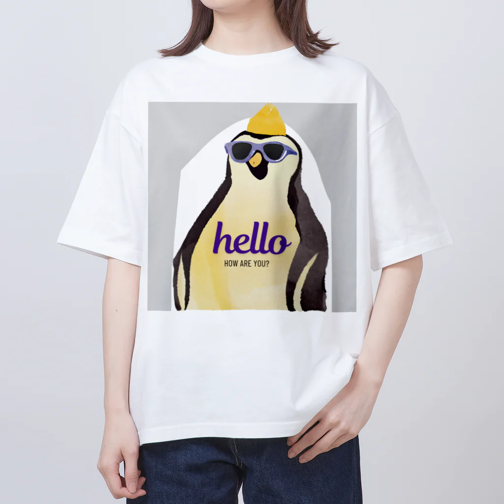 なべなべSHOPのペンギンのジョイ Oversized T-Shirt