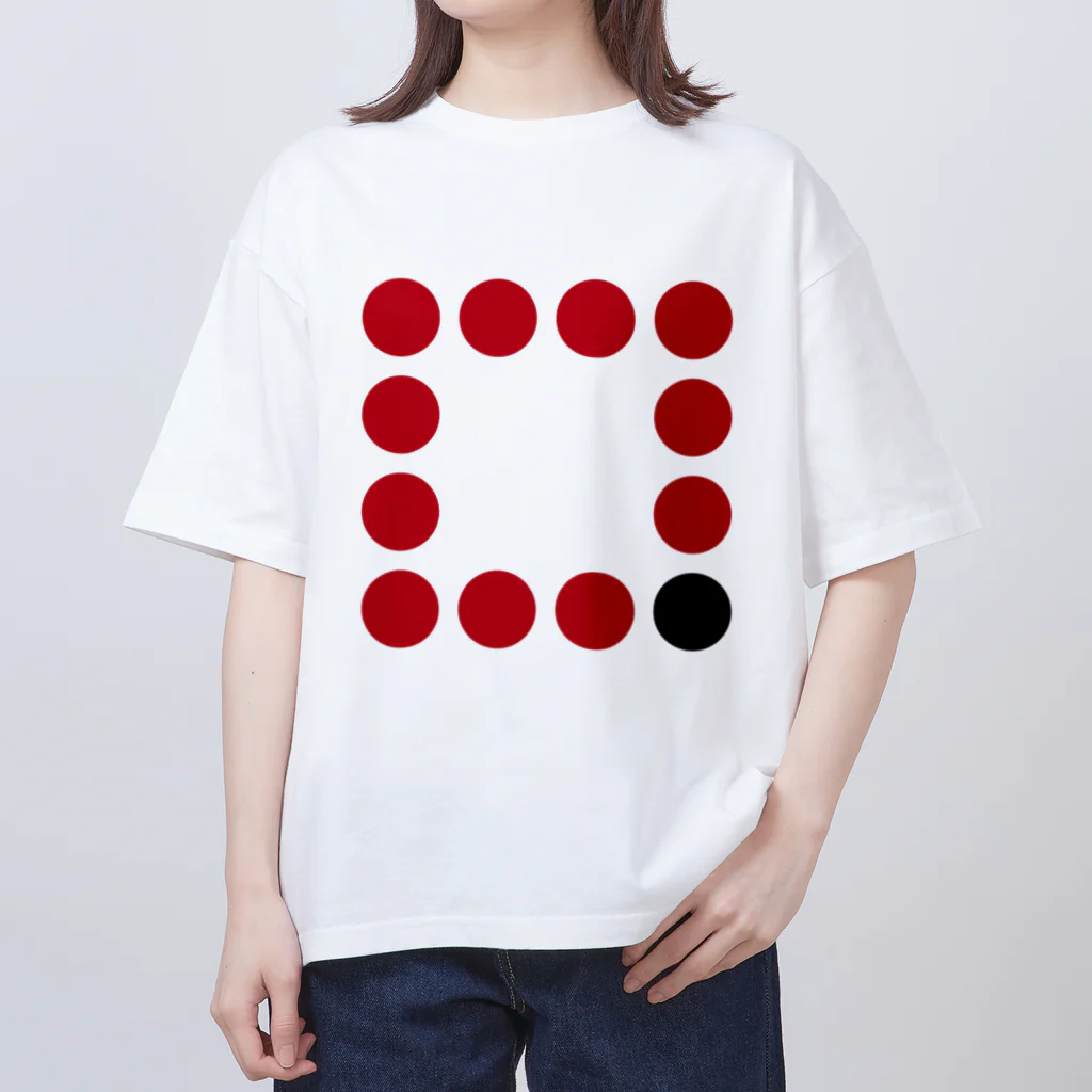 〇△□のお店のシンプルドットデザインシリーズ10 Oversized T-Shirt