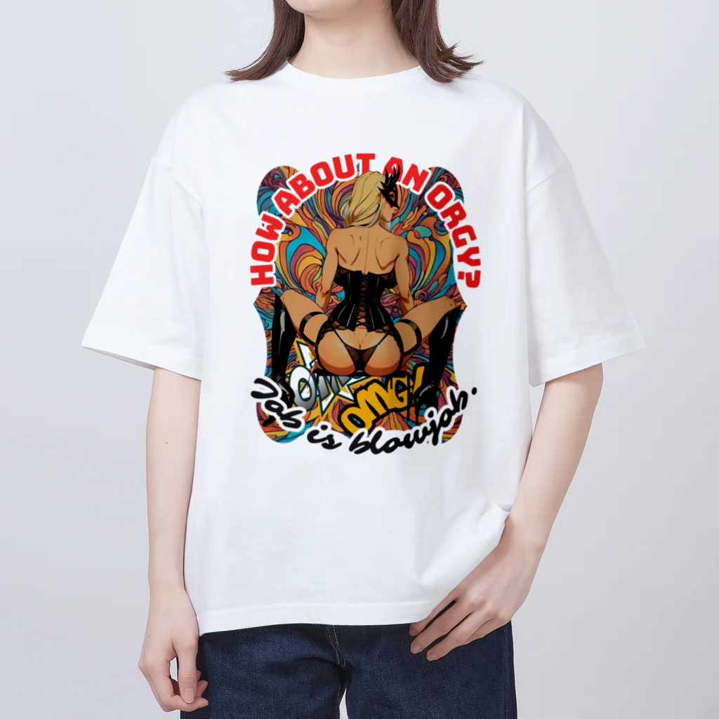 Donky Goriの彼女の仕事 オーバーサイズTシャツ