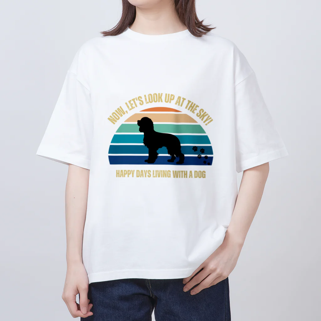 dreamy-designのわんちゃん　キャバリア Oversized T-Shirt