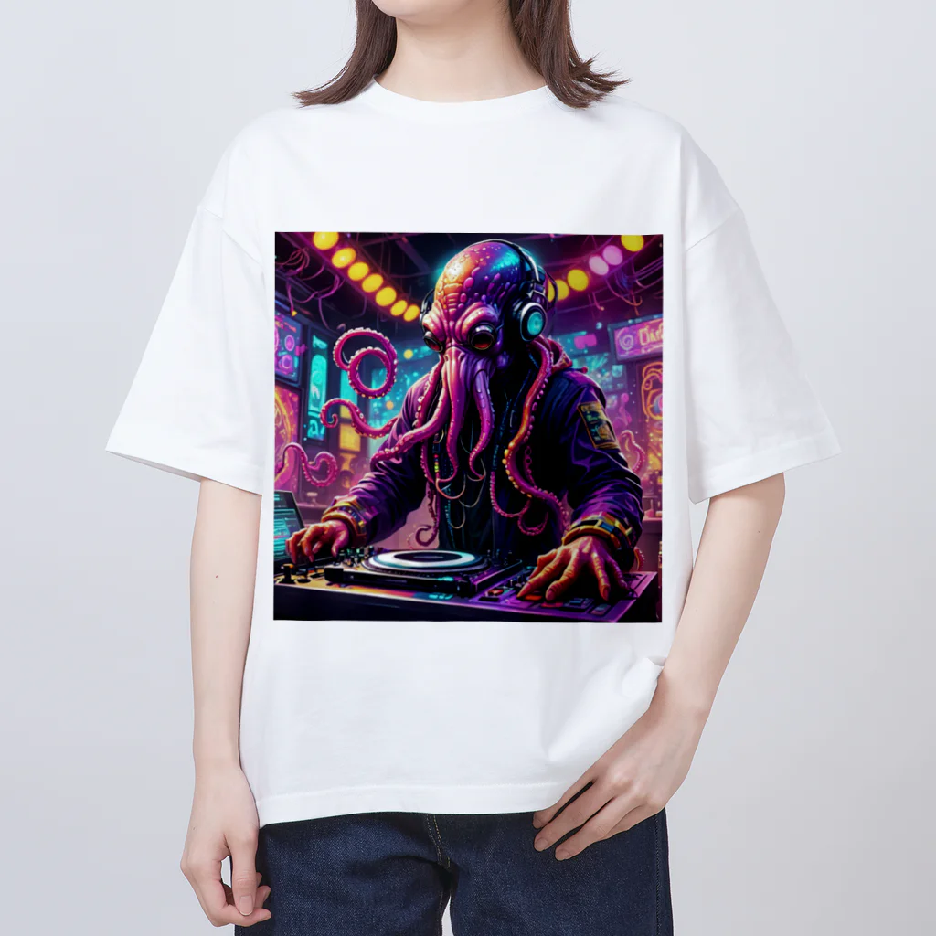 ちゃんろんのDJタコ Oversized T-Shirt