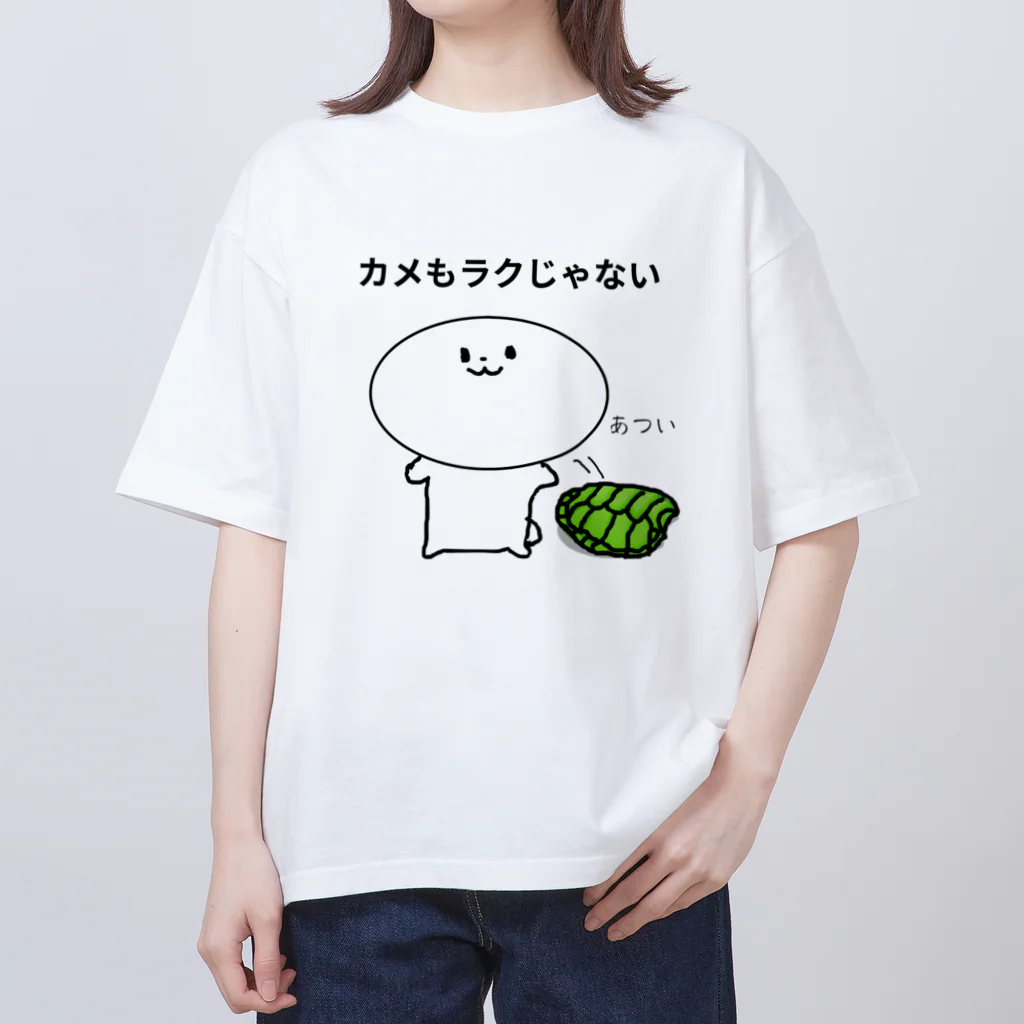 g_bのカメもラクじゃない オーバーサイズTシャツ