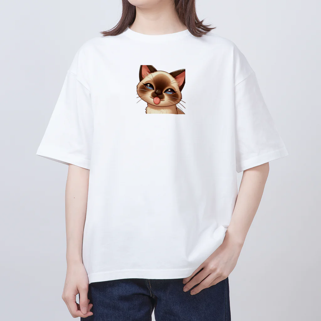 岸本淳の俺のシャムちゃん１ Oversized T-Shirt