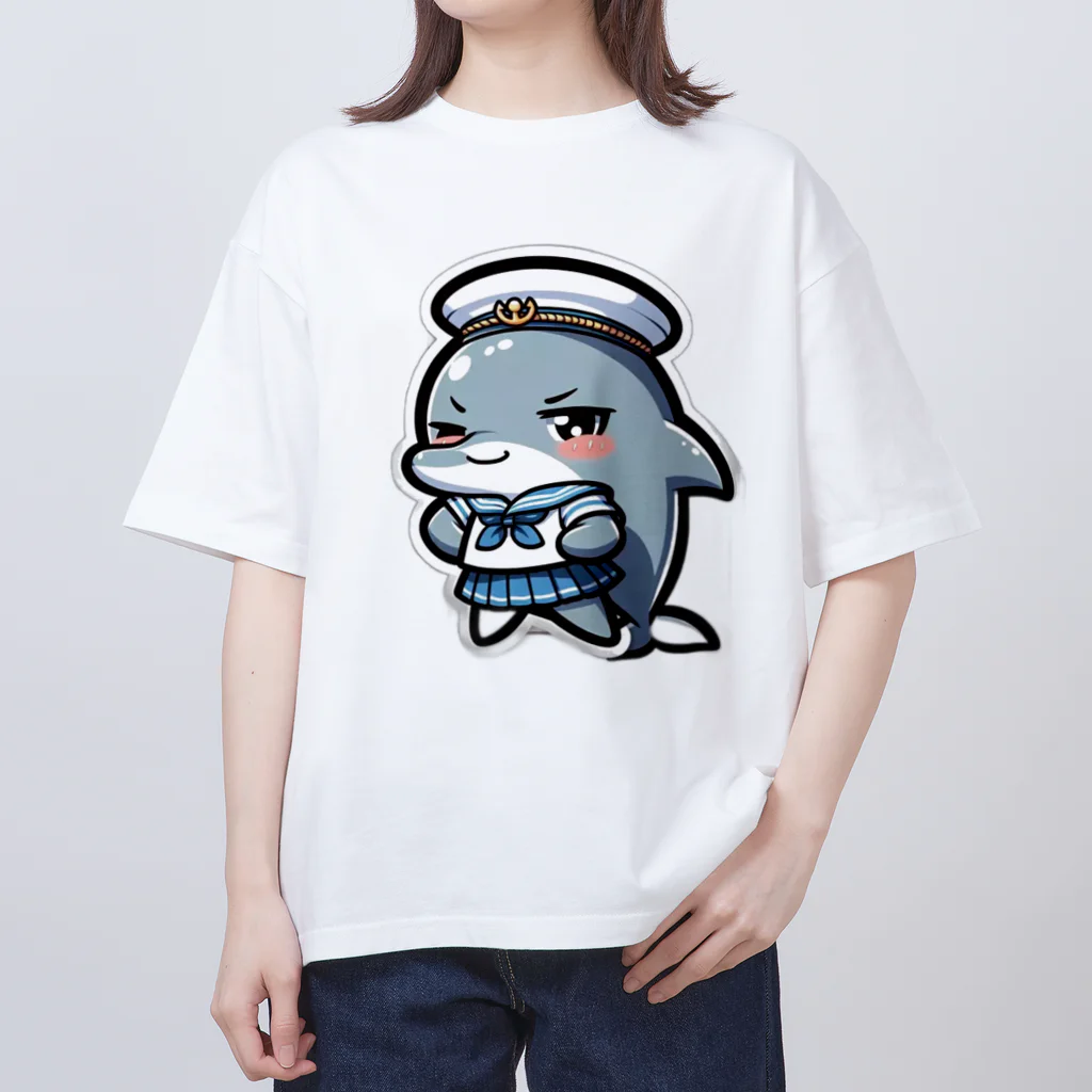 れいのドヤ顔水兵イルカの航海 Oversized T-Shirt