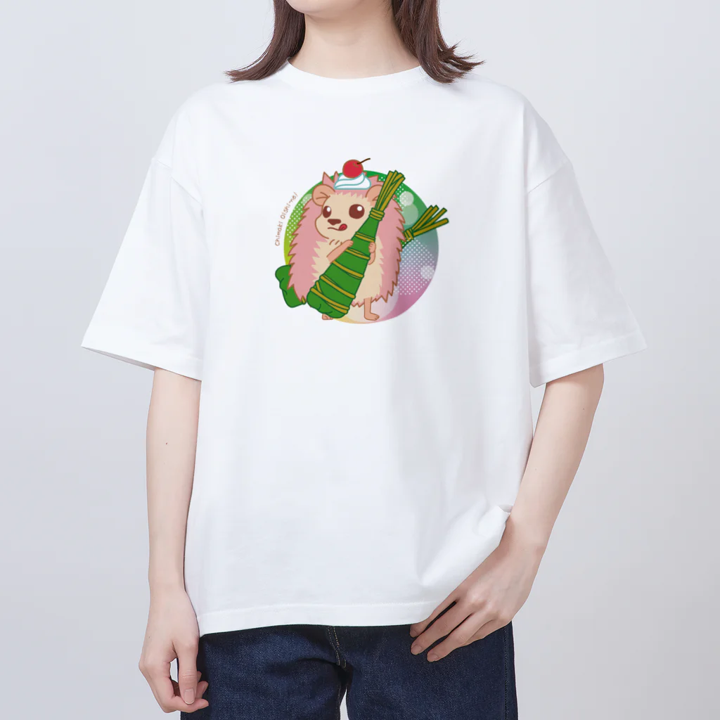 さちあきのおみせの季節のちまきハリネズミ Oversized T-Shirt