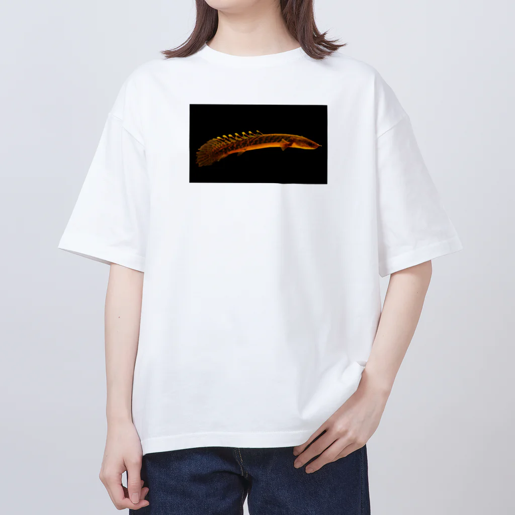 stockboxのポリプテルス グッズ オーバーサイズTシャツ