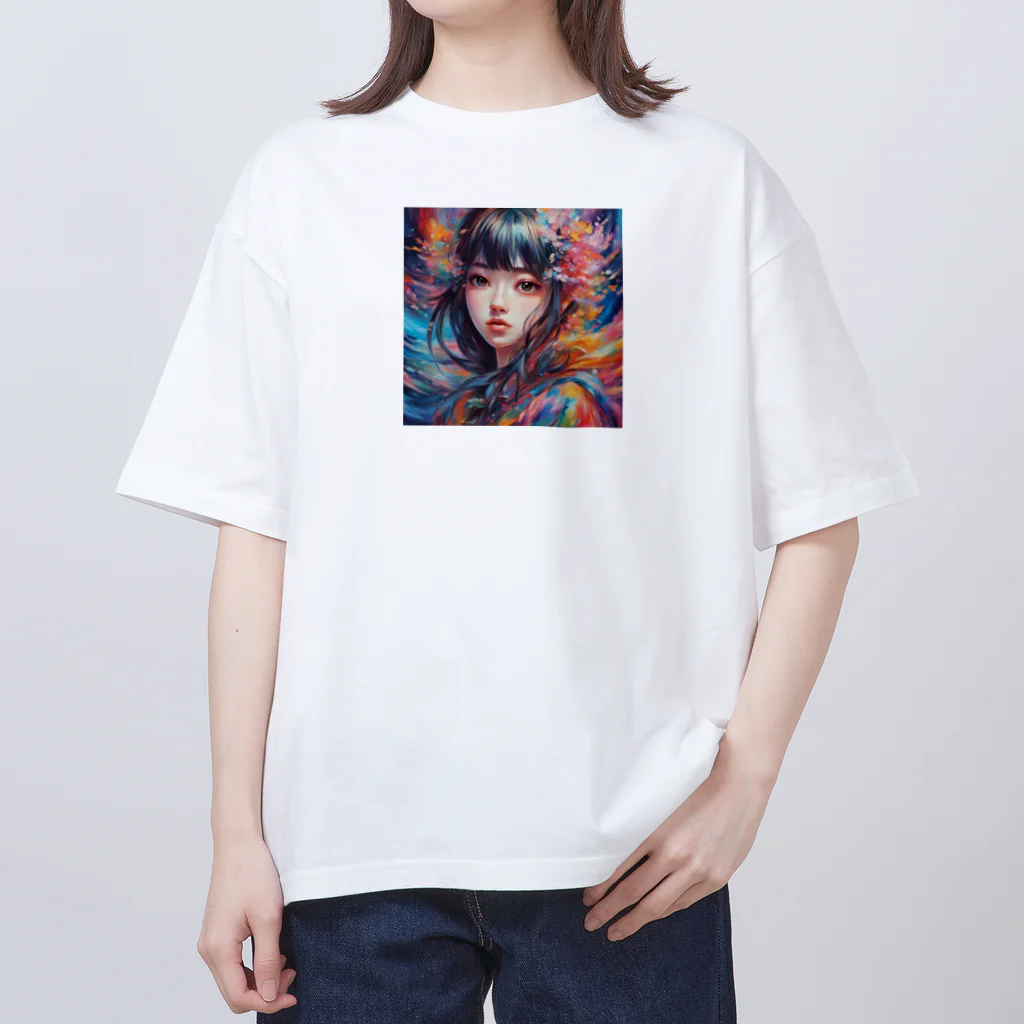 ヲシラリカの美少女 オーバーサイズTシャツ