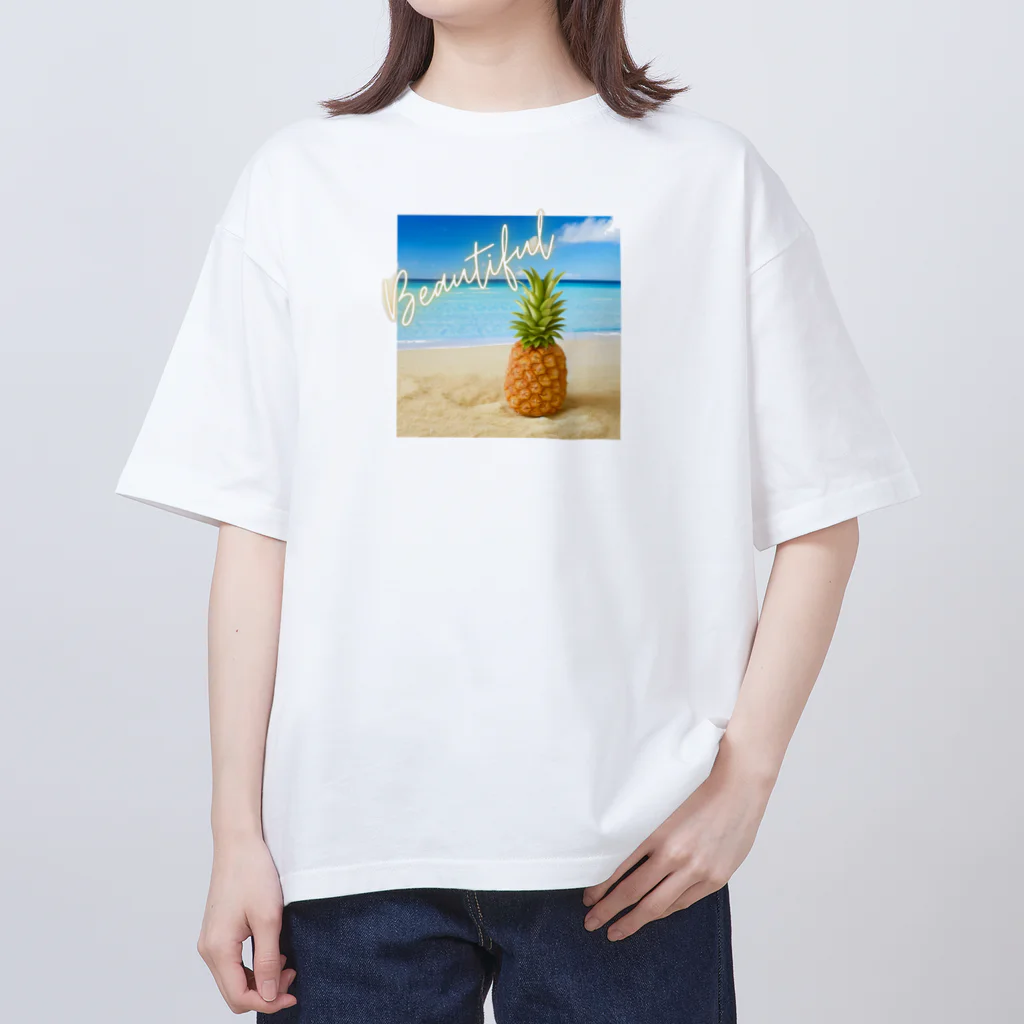 ぱいなっぷる王国のパイナップルシリーズ オーバーサイズTシャツ